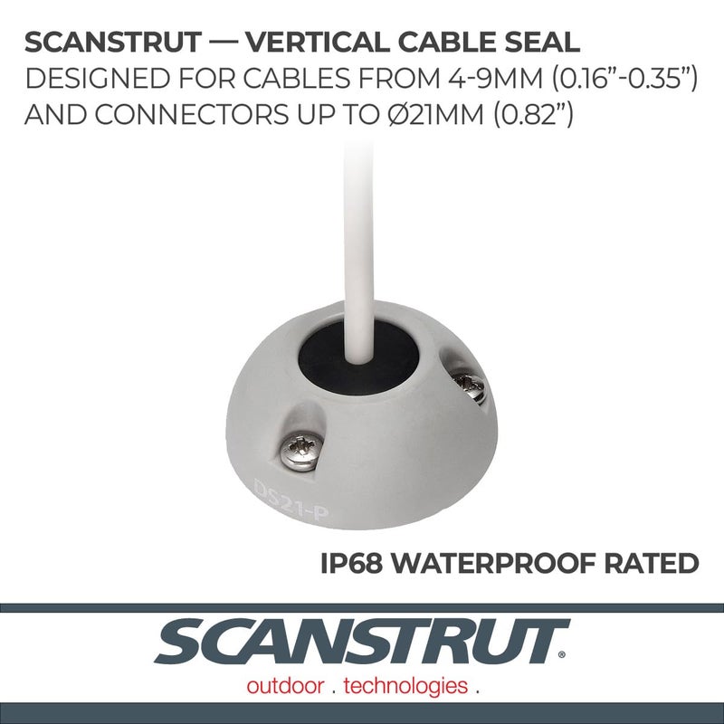 Scanstrut DS21A-P Small Cable Seal for Connectors to 0.83" and Cables 0.165"-0.35" - Plastic - Image 2